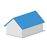Gable roof